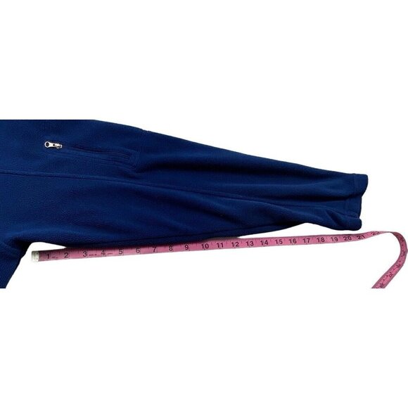 MARMOT Polartec Mock Neck Fleece Full Zip Jacket Outdoors Men Navy Blue XL 13-16 - Picture 5 of 13